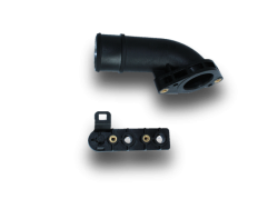 Sensorhalter und Flansch